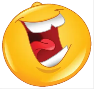 😂 Emoji, Senyum, Senang, Kuning, Tertawa telegram sticker