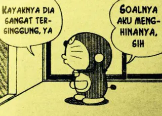 😩 Doraemon KAYAKNYA DIA
SANGAT TER-
GINGGUNG, YA

SOALNYA
AKU MENG-
HINANYA,
SIH doraemon, cartoni animati, anime, manga whatsapp sticker