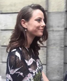 🦋 woman, portrait, person, brunette, girl, actress telegram sticker