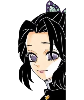 🦋 Shinobu Kocho Demon Slayer Shinobu Kocho, Demon Slayer, Anime, Manga, Personnage telegram sticker
