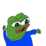 🕺 Pepe the Frog pepe, grenouille, mème, culture web, dessin animé whatsapp sticker