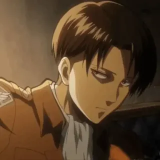 Levi Ackerman @shingeki_no_kyojin_aot telegram stickers