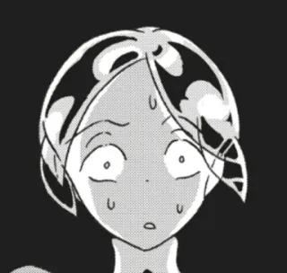 😨 geschockt, Anime, Manga, Gesicht, Ausdruck, Überraschung telegram sticker
