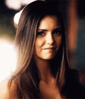 🩸 woman, brunette, actress, smile, portrait telegram sticker