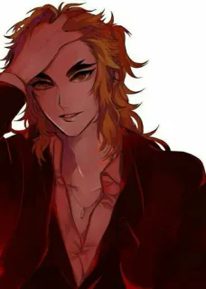 🔥 Rengoku Kyoujurou Demon Slayer アニメ, マンガ, 鬼滅の刃, 煉獄, 杏寿郎 telegram sticker