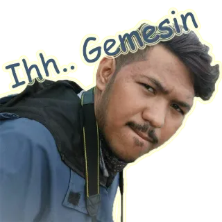 😍 Ihh.. Gemesin persona, hombre, cara, retrato, lindo, ay, tierno telegram sticker