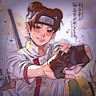 🎋 Tenten Naruto テンテンのランチ 애니메이션, 나루토, 텐텐, 닌자, 팬아트, 만화 telegram sticker