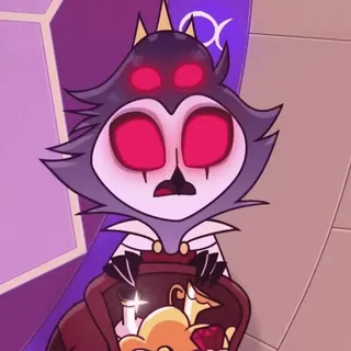 👍 Stolas Helluva Boss Cartoon, Dämon, Eule, Prinz, Helluva Boss, Stolas telegram sticker