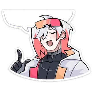 ☺️ Anime, Manga, Cartoon, Spreekballon, Personage, Illustratie telegram sticker