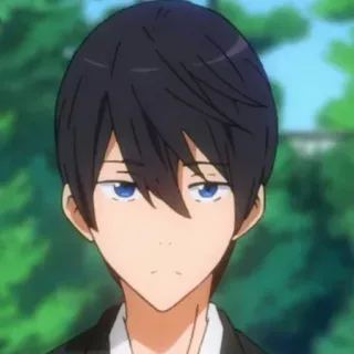 ✖️ Haruka Nanase Free! Anime, Manga, Charakter, Haruka Nanase, Free!, Animation, Japanisch, Kunst telegram sticker