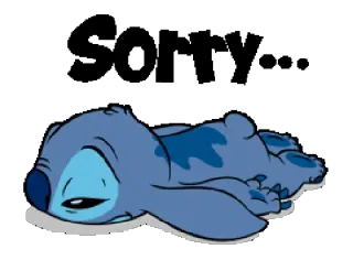 😔 Stitch Stitch, Lilo & Stitch, Disney, dessin animé, endormi, mignon whatsapp sticker