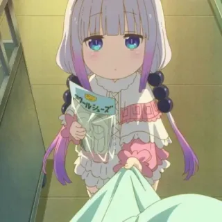 💈 Kanna Miss Kobayashi's Dragon Maid クールシューズ Anime, Dragon Maid, Kanna, Kawaii, Lindo, Chica Anime, Personaje telegram sticker