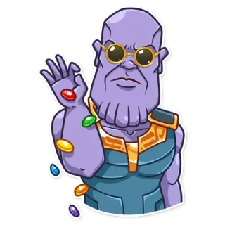 Thanos telegram stickers