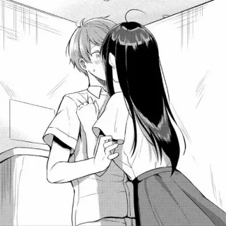 🍣 Anime, Manga, Pareja, Amor, Beso, Romance whatsapp sticker