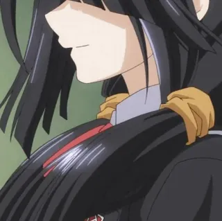 🍷 anime, girl, hair, neck, hug telegram sticker