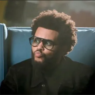 😗 The Weeknd musician, singer, celebrity, artist telegram sticker