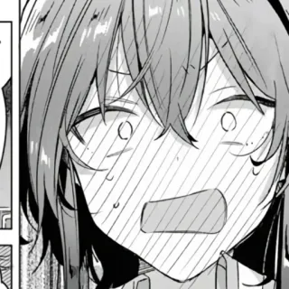 🎤 anime, manga, emotion, shocked, surprised whatsapp sticker