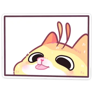 😛 cat, cute, animal, pet, cartoon, sticker telegram sticker