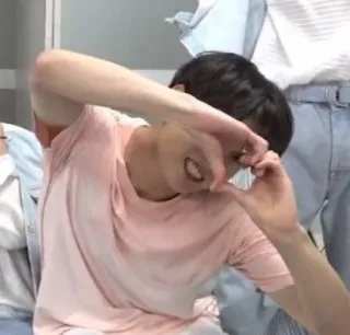 🥺 man, person, heart, love, gesture, kpop telegram sticker