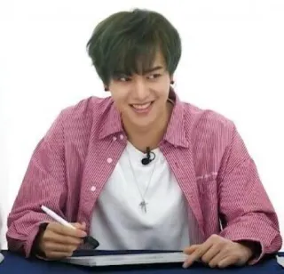 😃 coreano, uomo, asiatico, artista, disegno telegram sticker