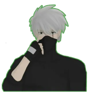 🙂 Kakashi Naruto 애니메이션, 캐릭터, 닌자, 만화 telegram sticker
