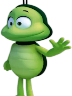 ✋ tartaruga, desenho animado, verde, animal, amigável telegram sticker