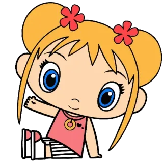 😉 dibujos animados, chica, lindo, pegatina, anime, kawaii telegram sticker