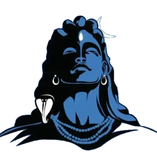 ✨ Shiva Shiva, Hinduism, Indian God, Deity, Snake, Religion telegram sticker