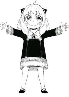 😌 Anya Forger Spy x Family Anime, Charakter, Anya, Spy x Family, Cartoon telegram sticker