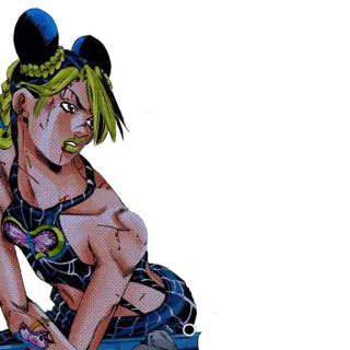 😾 Jolyne Cujoh JoJo's Bizarre Adventure anime, jojo, jolyne, stone ocean telegram sticker