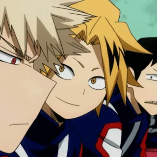⚡️ Bakugo My Hero Academia Anime, My Hero Academia, Bakugo, Denki whatsapp sticker