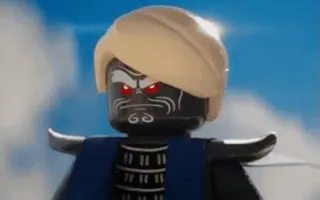 ⚫ Lego, Ninjago, villain, angry telegram sticker