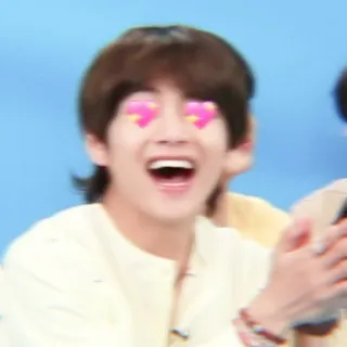 🤡 person, smiling, heart eyes, happy, cute telegram sticker