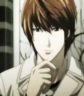 🤔 Light Yagami Death Note อนิเมะ, ตัวละคร, มังงะ, Death Note telegram sticker