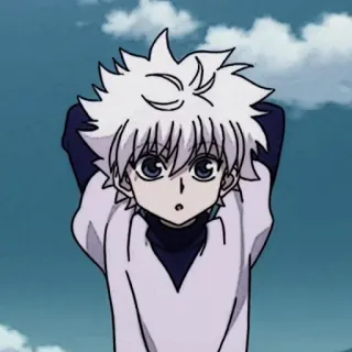 ⚽️ Killua Zoldyck Hunter x Hunter Аниме, Манга, Hunter x Hunter, Киллуа, Киллуа Золдик, Сёнен, Мультфильм telegram sticker