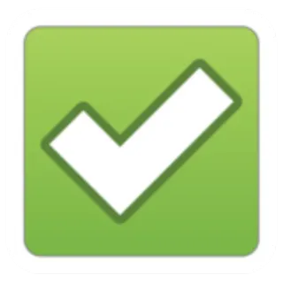 ✅ チェックマーク, 緑, 白, 承認済み, 成功, 正解 telegram sticker
