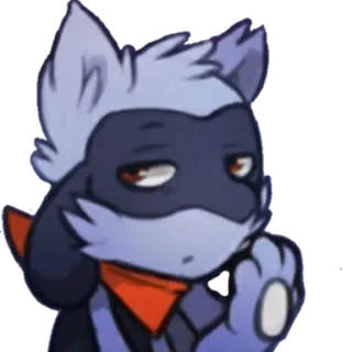 🤭 furry, anthro, character, animal, sticker telegram sticker