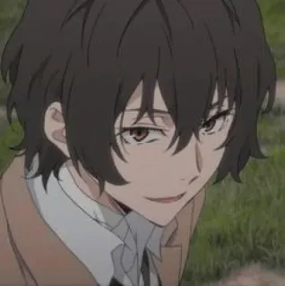 😏 Osamu Dazai Bungo Stray Dogs Anime, Bungo Stray Dogs, Osamu Dazai, Dazai, Manga, Charakter, Fiktiv telegram sticker