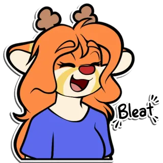 🌿 Noelle Holiday Deltarune Bleat telegram sticker