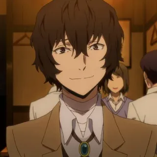 🍩 Osamu Dazai Bungou Stray Dogs Anime, Karakter, Bungou Stray Dogs, Osamu Dazai telegram sticker