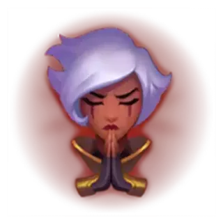 🙏 Anime, Medytacja, Modlitwa, Postać, Poważny telegram sticker