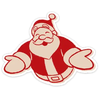 🎅 Santa Claus 圣诞老人, 圣诞节, 节日, 喜庆, 庆祝, 快乐 telegram sticker