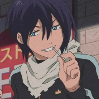 🖇 Yato Noragami Anime, Personaje, Manga, Dios, Yato, Noragami telegram sticker