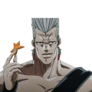 ⭐️ Jean Pierre Polnareff JoJo's Bizarre Adventure Anime, Jojo, Polnareff, Personaggio telegram sticker