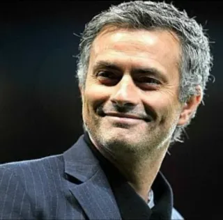 🙂 José Mourinho fútbol, fútbol americano, entrenador, director técnico, deporte, retrato telegram sticker