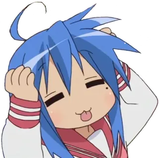 😝 Anime, Chica, Linda, Lengua, Cara telegram sticker