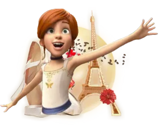 🙋 Félicie Ballerina balletto, ballerina, danza, ballerino, parigi, torre eiffel, film, félicie whatsapp sticker