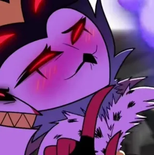 🥵 Stolas Helluva Boss Helluva Boss, Stolas, kreskówka, demon, sowa, animowany telegram sticker
