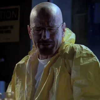 🧪 Walter White Breaking Bad tv show, drama, meth, cooking, crime, walter white, breaking bad telegram sticker