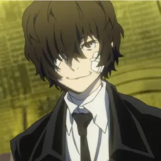 🥀 Osamu Dazai Bungou Stray Dogs anime, character, dazai, osamu dazai, bungou stray dogs telegram sticker
